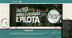 Desktop Screenshot of albergoristoranteilpilota.com